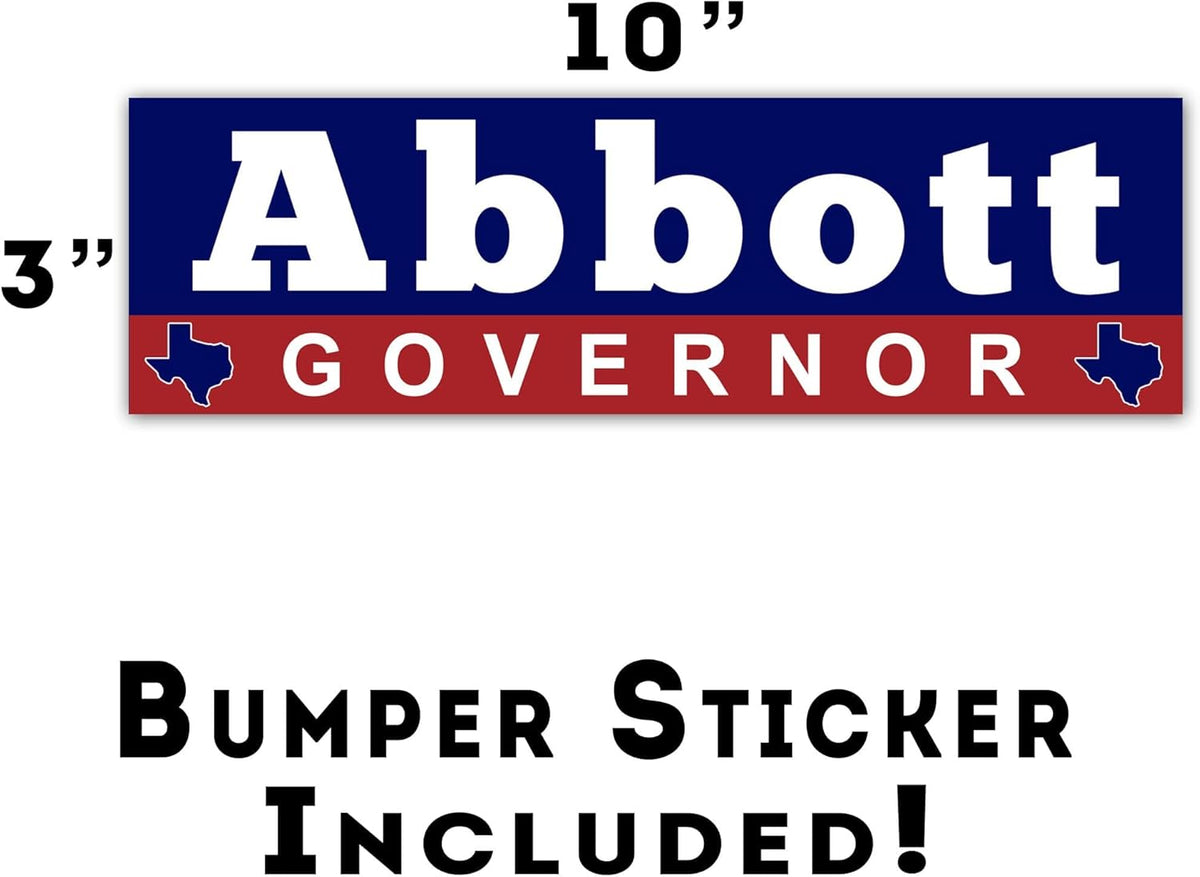 Yard Sign with Metal Wire H-Stake Stand and Bumper Sticker H7886