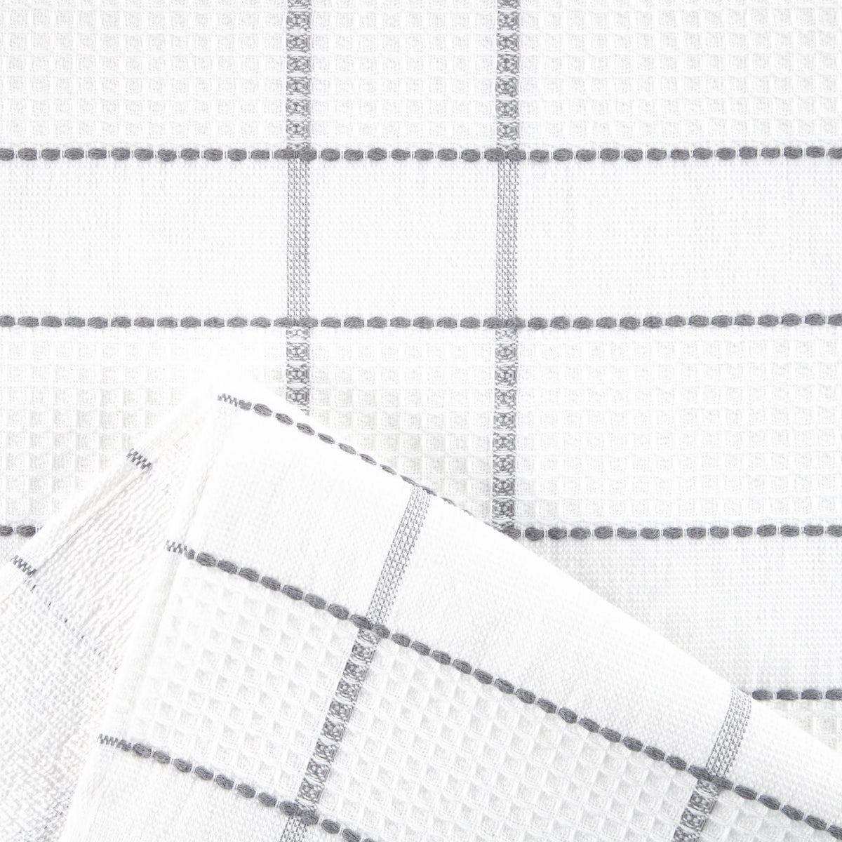 Grey Waffle Kitchen Towel Set 6-Pack T496156