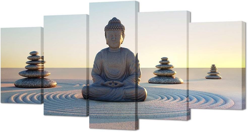 Buddha Canvas Wall Art Poster Giclee Prints Y721