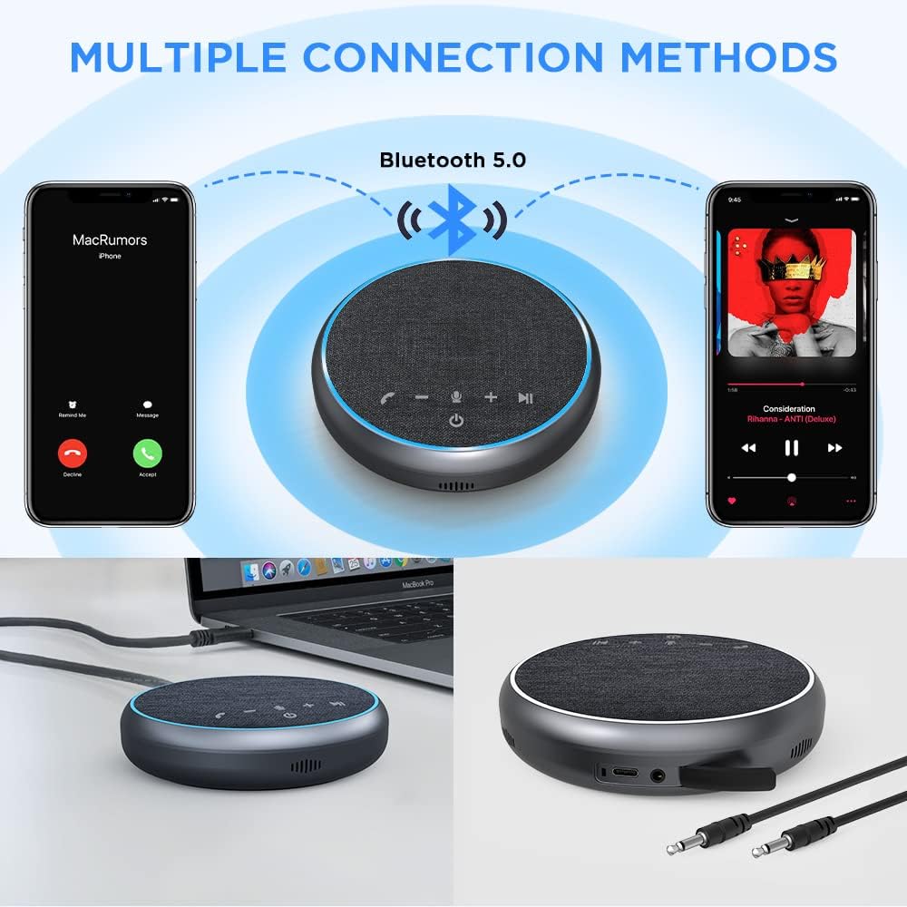 Bluetooth Conference Speaker with 3 AI Microphone G38906