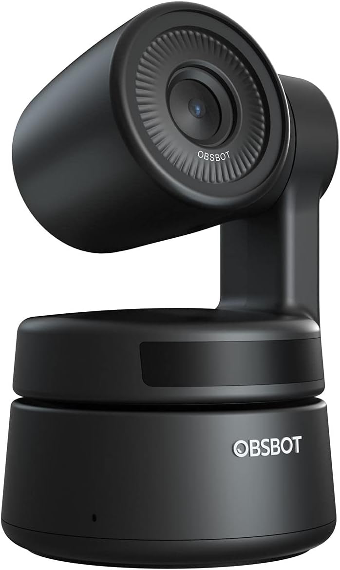 Full HD PTZ Webcam with Dual Microphones and USB Extension Cable Black W44435
