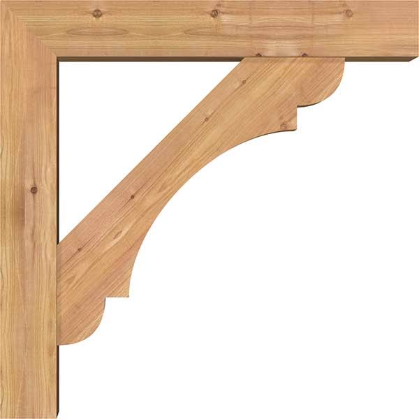 5 1/2x22W x 26x22D x 26x22H Western Red Cedar Bracket Q898