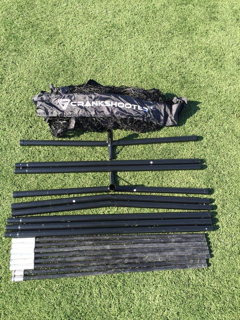 Lacrosse Backstop, 21' x 11' Collapsible Barrier Wall, Includes Travel Case E3391