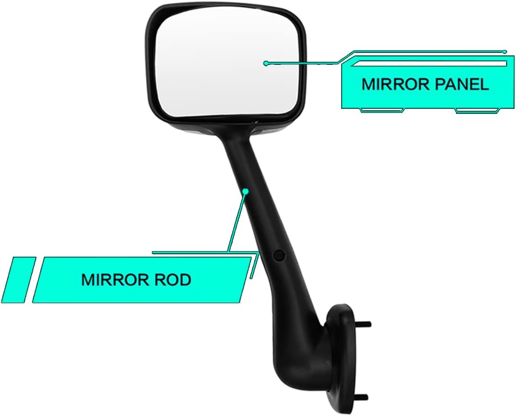 Chrome Hood Mirror Assembly for Freightliner Cascadia R5503