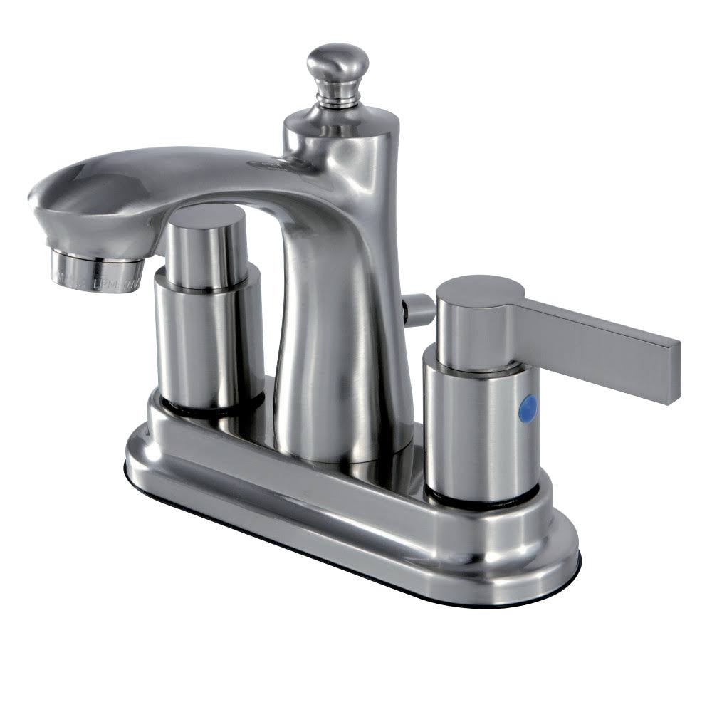 4x22 Centerset Brushed Nickel Bathroom Faucet U6894