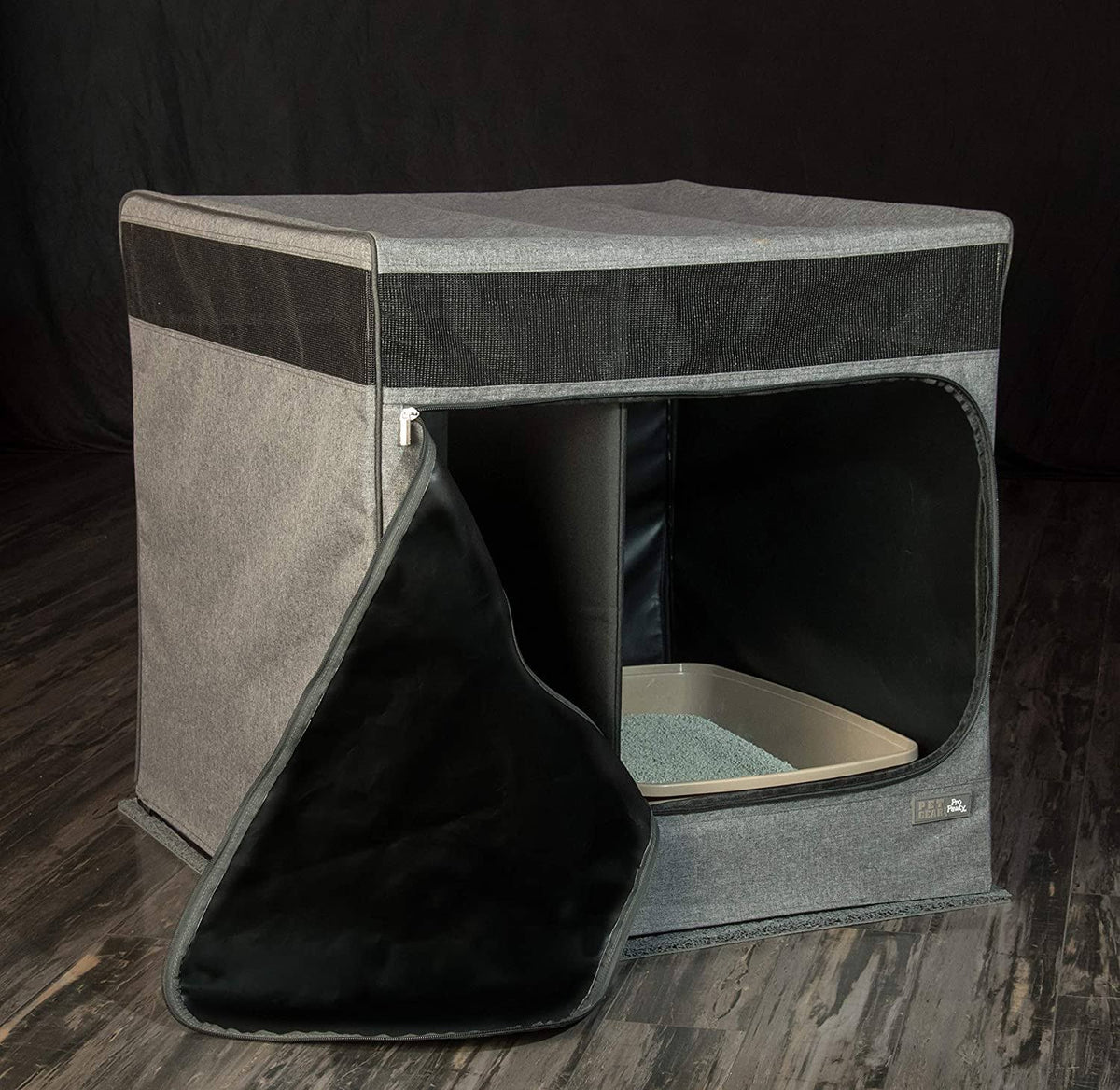 Soft Charcoal Litter Box A2670