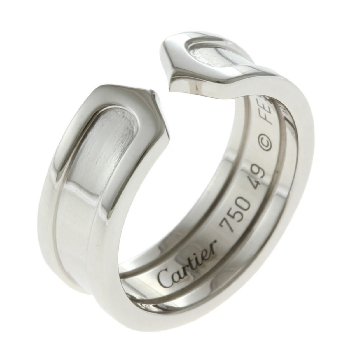18K White Gold Ring V424