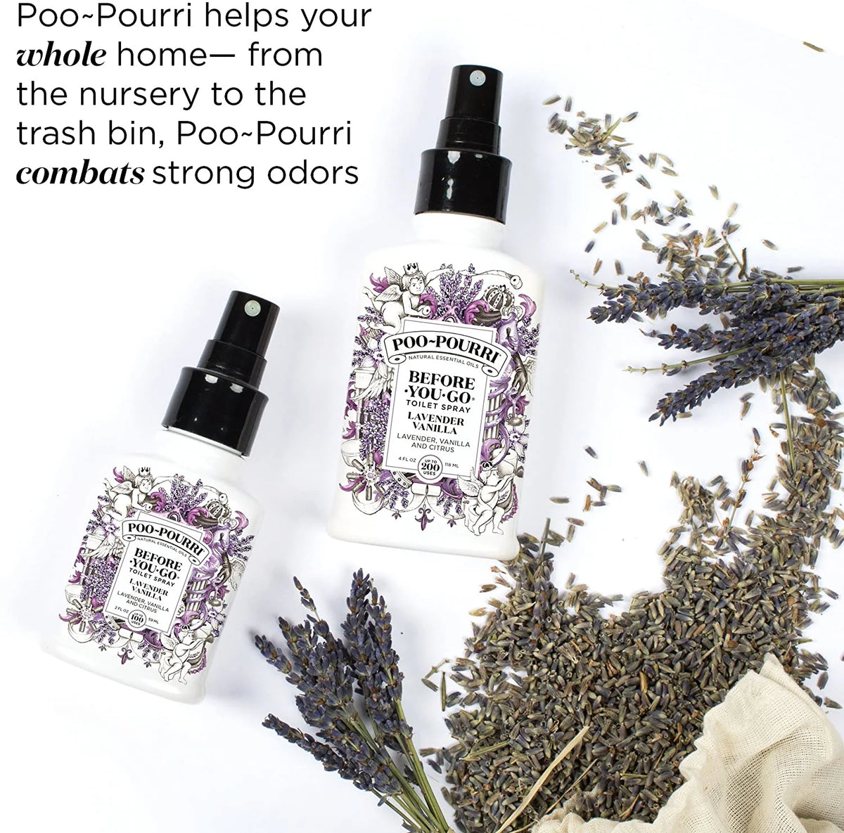 Lavender Vanilla Toilet Spray, 4 Fl Oz F6919