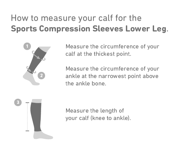 Black Sports Compression Calf Sleeves R34664