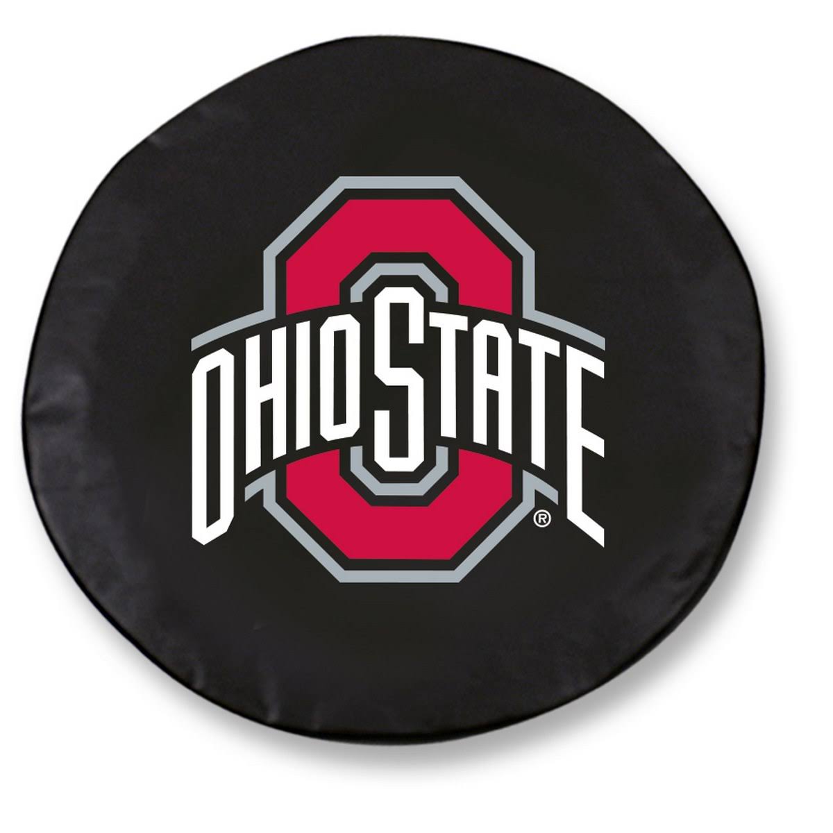 Black Vinyl Fitted Spare Car Tire Cover W93019