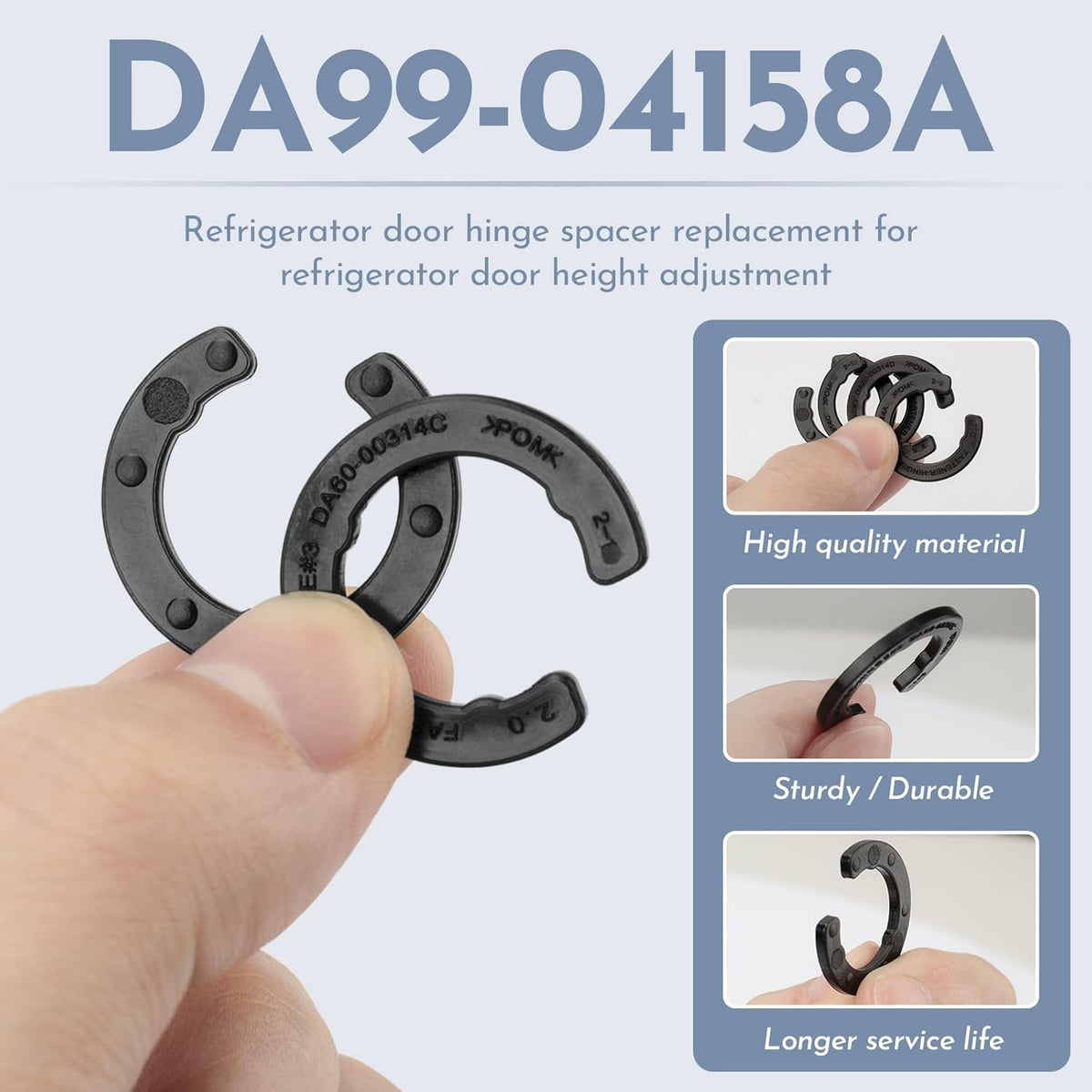 Refrigerator Door Hinge Shim Kit E3331