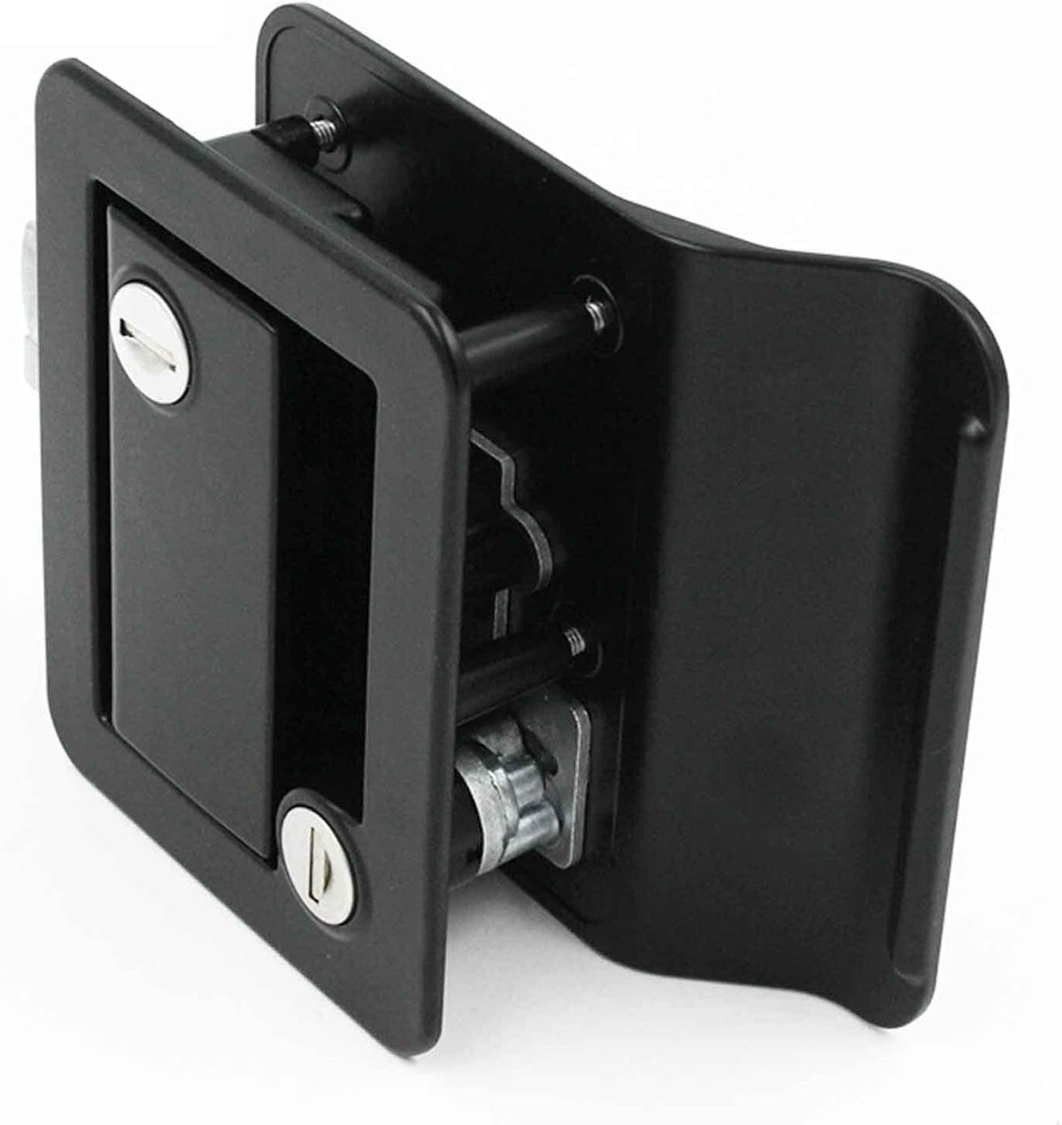 Black Zinc Alloy Door Lock Pack of 2 Y660