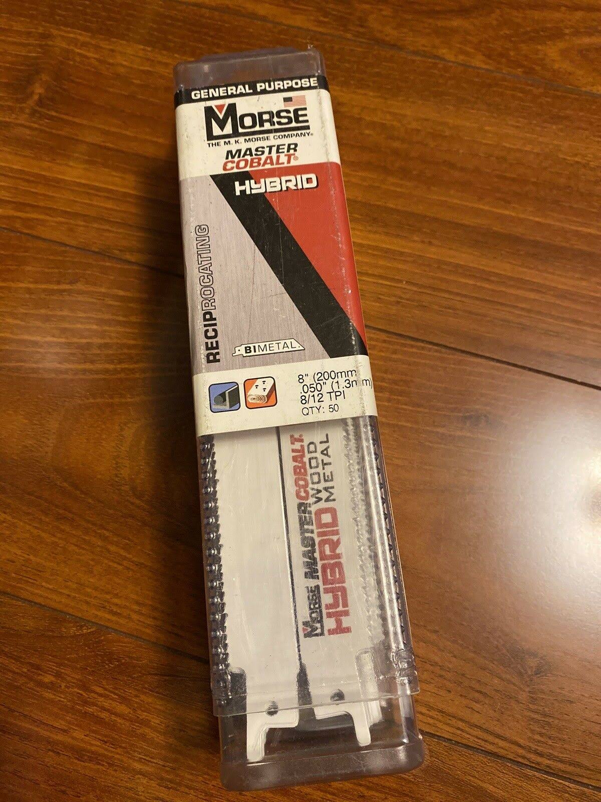 Bi-Metal Reciprocating Saw Blades 8x22 8/12tpi 50 Pack T37858