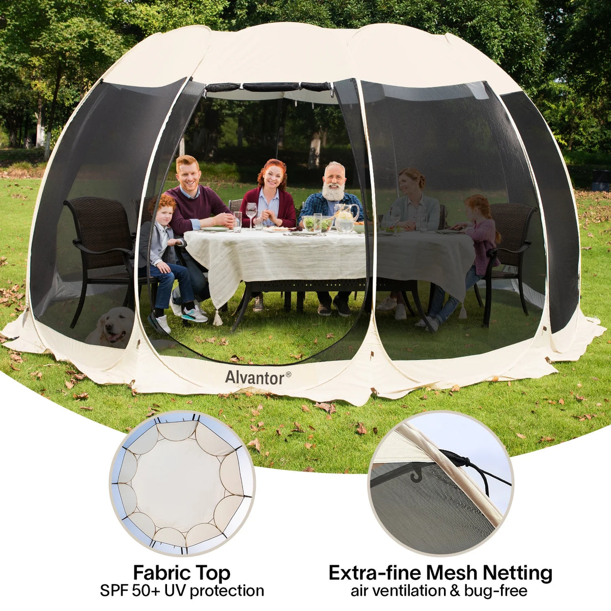 Pop Up Screen House Tent 6'X6' B1673