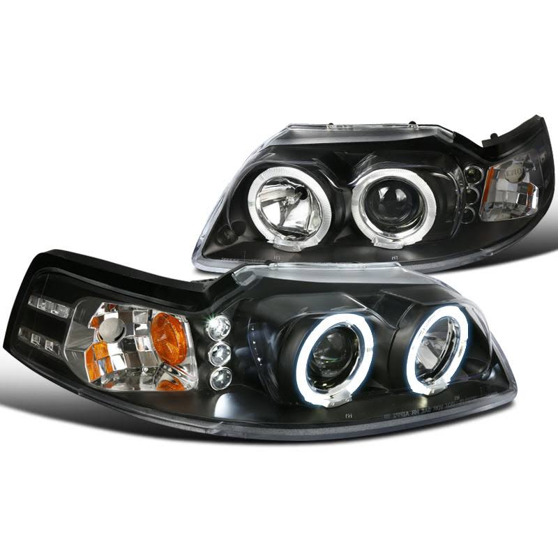Black Halo Projector Headlights D235612