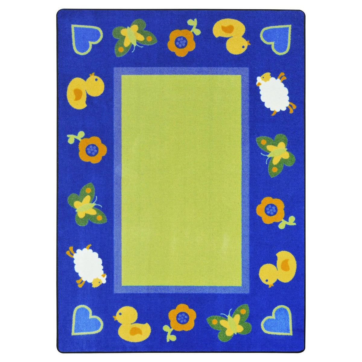 Green Space 7 Feet 8 Inches x 10 Feet 9 Inches Rectangle Carpet Z90272