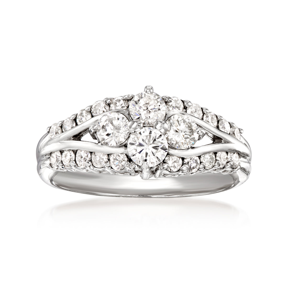 Vintage 1.00 ct. t.w. Diamond Ring in Platinum B772