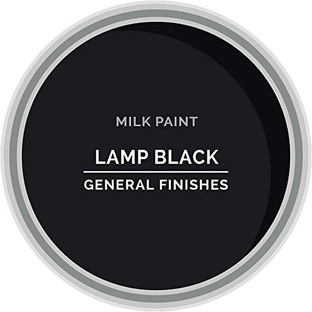 Water Based Milk Paint, 1 Quart, Lamp Black D607