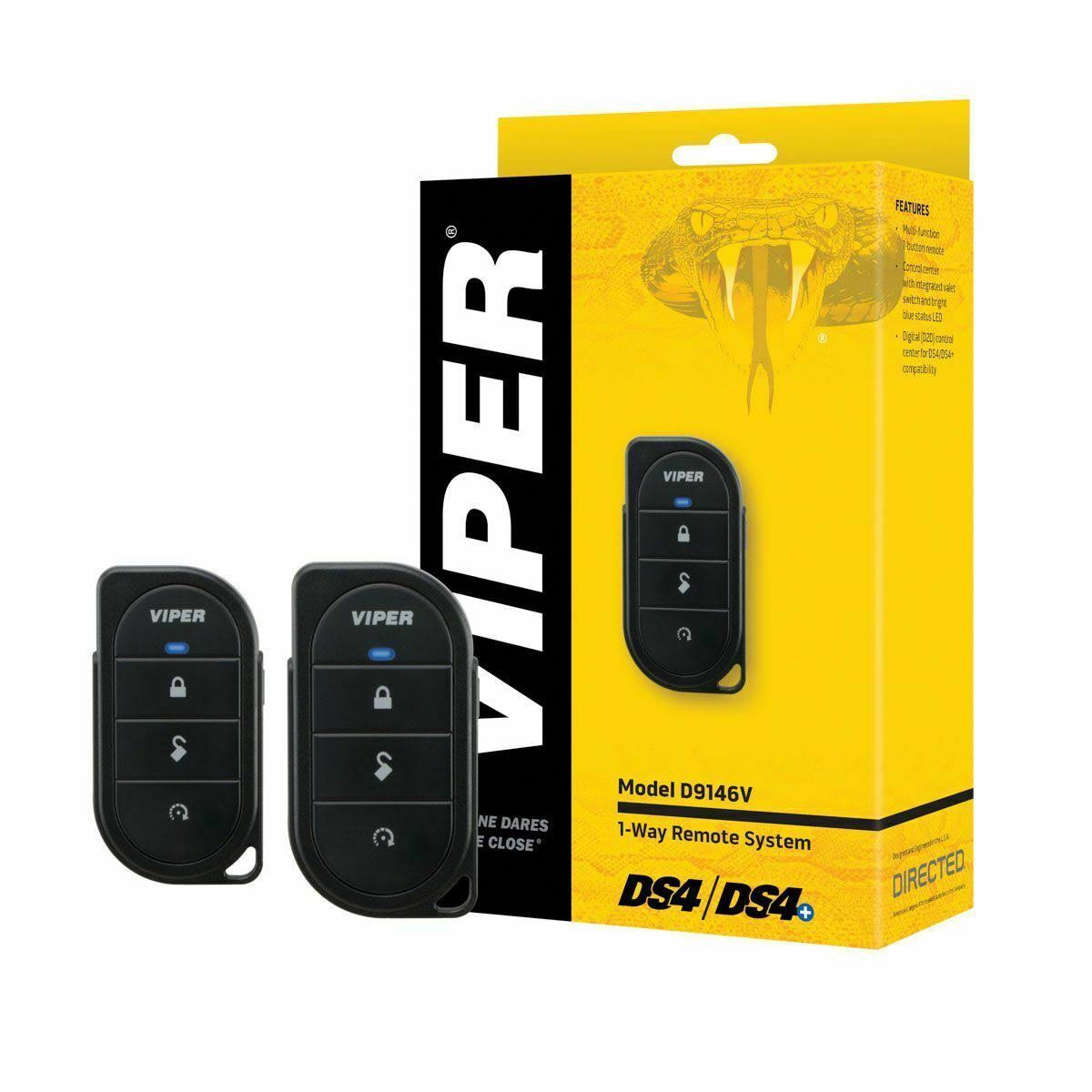 1-Way 4-Button Car Replacement Remote System S2890