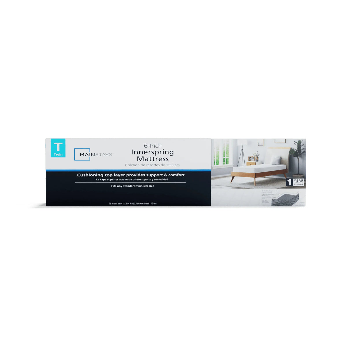 6 Innerspring Mattress, Twin C566