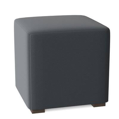 Gray Square Cube Ottoman B1464