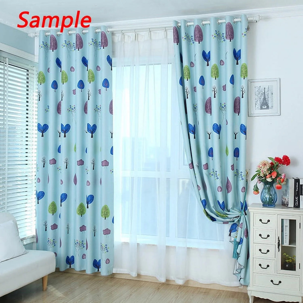 52x84 inches Blackout Window Curtain Two Piece A82796