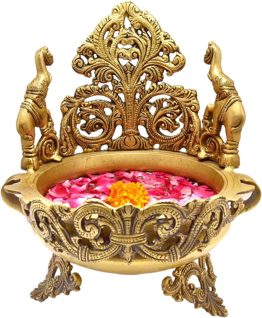 Brass Urli for Floral and Candle Decoration X969
