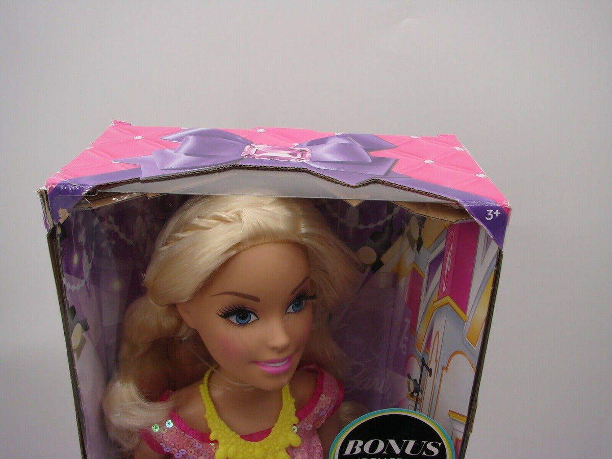 Blond Doll with Plush Puppy Q96544
