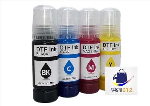 A4 DTF Printer Set of 4 Ink C82173