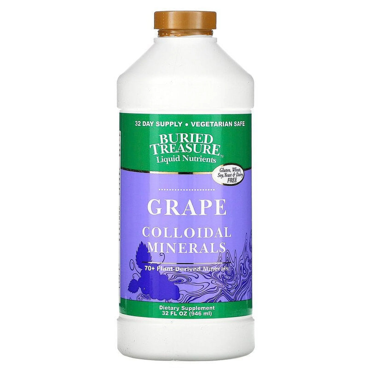 Colloidal Minerals Liquid Nutrients Grape 32 fl oz K503810