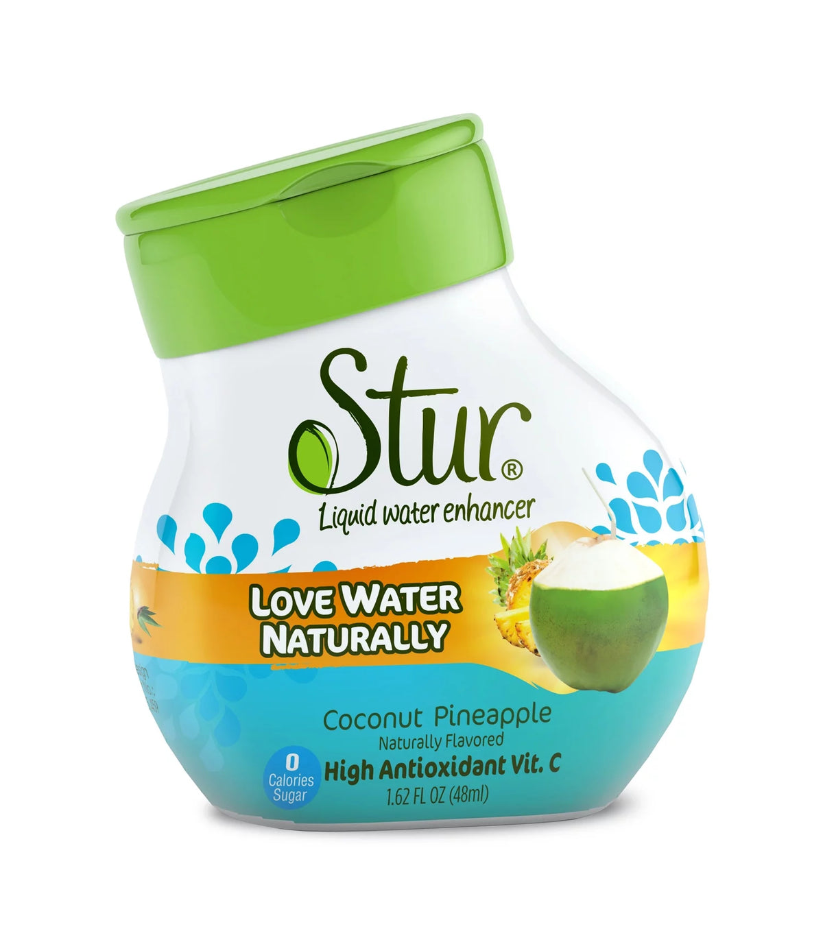 Coconut Pineapple Liquid Water Enhancer Drink Mix 1.62 fl oz (10 Pack) D99264