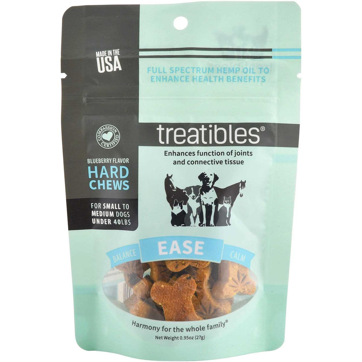 Grain Free Blueberry Chews 1mg Small S7998