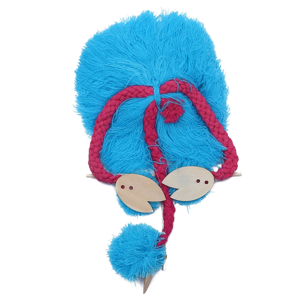 Sky-blue Plush Ostrich Marionette Toy A533289