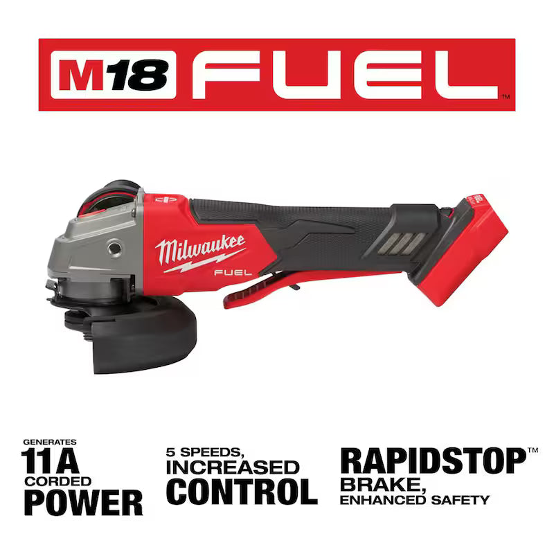 18-Volt Lithium-Ion Brushless Cordless 4-1/2 in./5 in. Grinder with Battery & Charger D967913