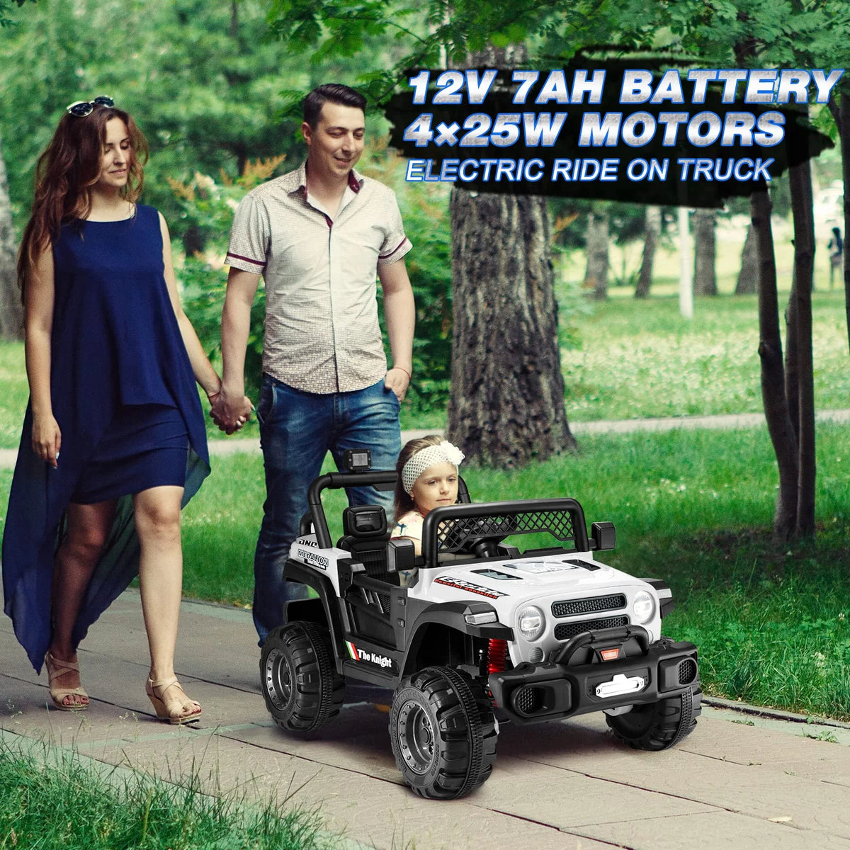 12 V Electric Ride on Truck Car with Parent Control D438424