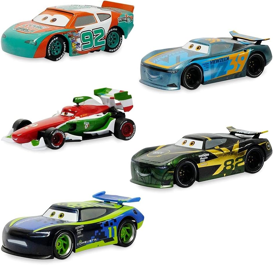 5 Pack Die Cast Racer Pullback Cars O945342