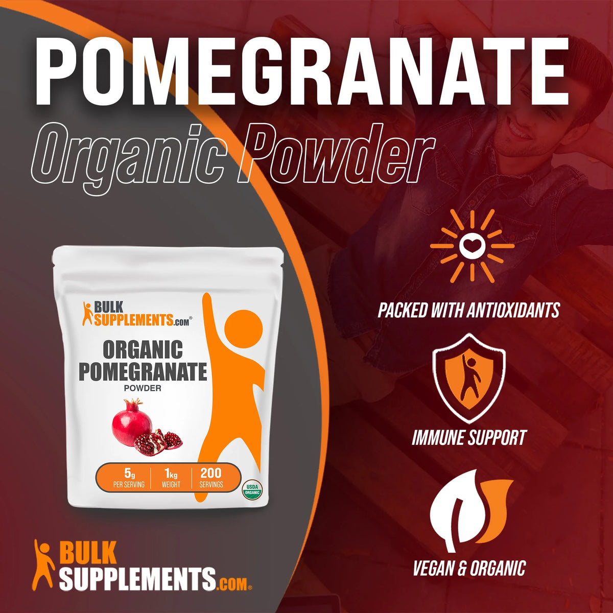 Organic Pomegranate Powder 1kg H717