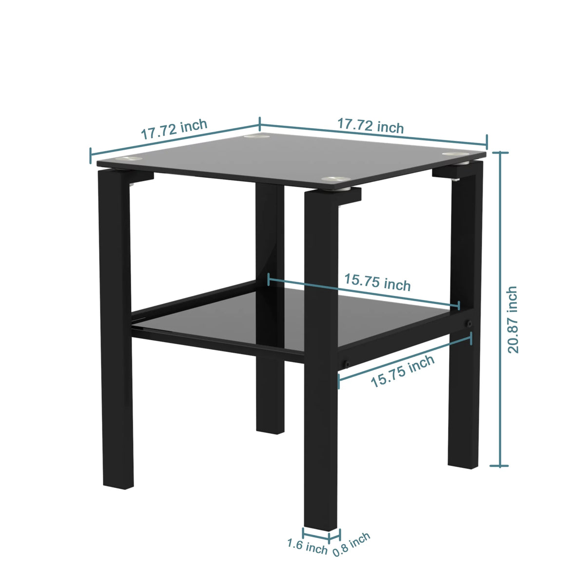 Black Glass Coffee Table W16040