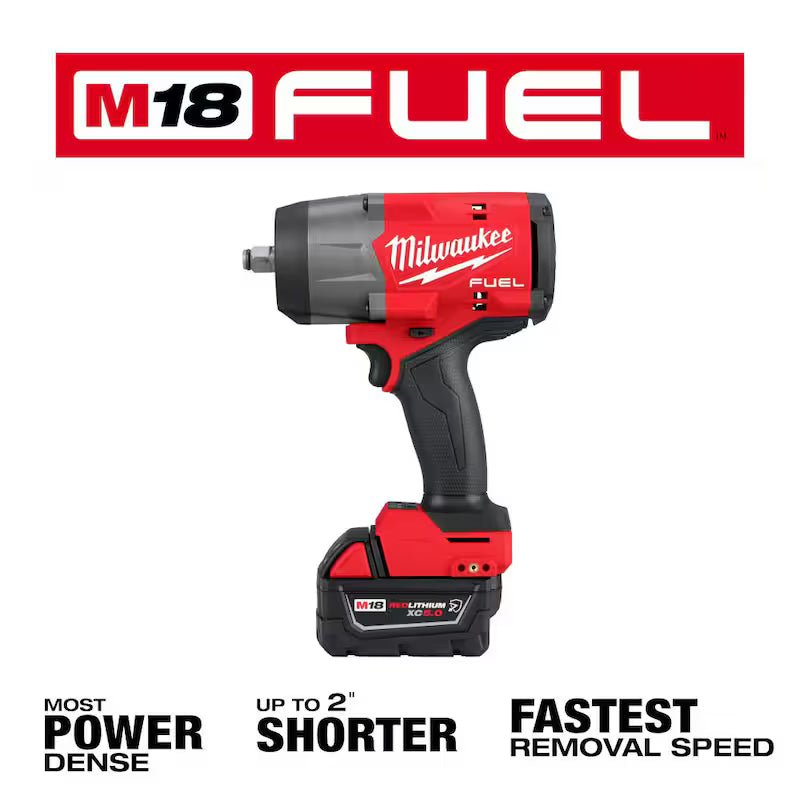 18V Lithium-Ion Brushless Cordless 1/2 in. Impact Wrench Kit M8449