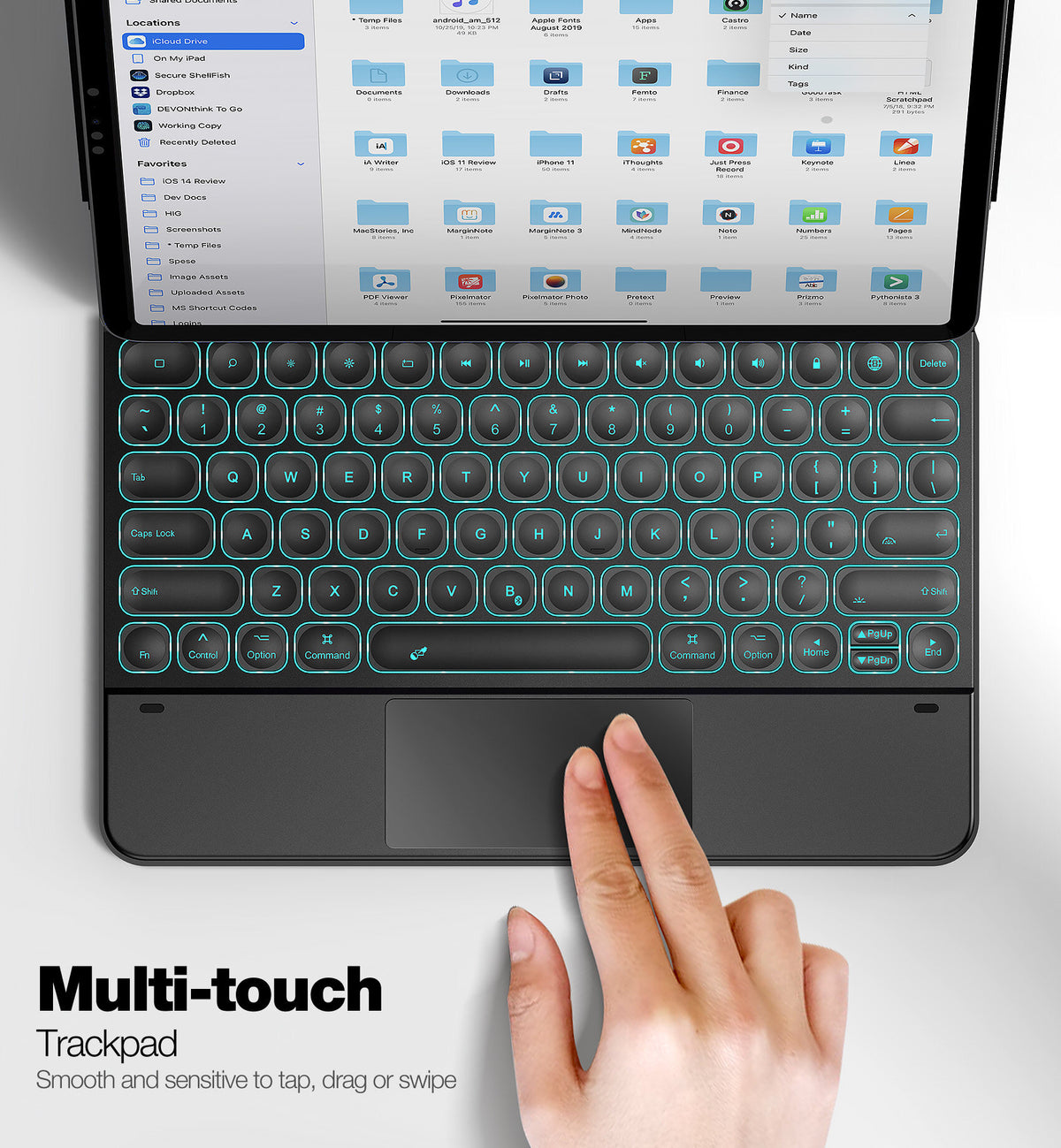 Backlit Magnetic Keyboard Case for iPad Pro 12.9-inch C961232