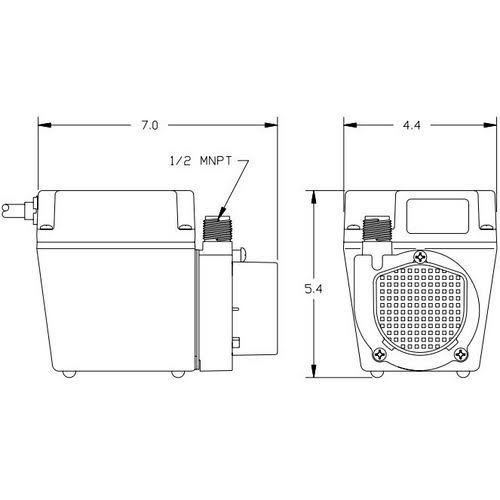 Small Submersible Pump E7803