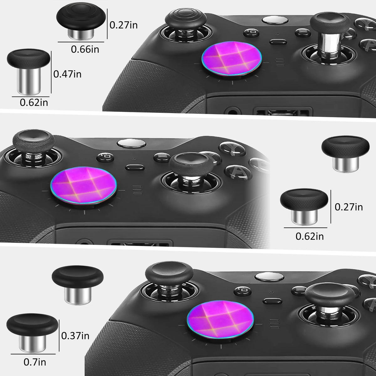 Thumbsticks Replacement Parts for Xbox One Elite Series 2 Controller E636
