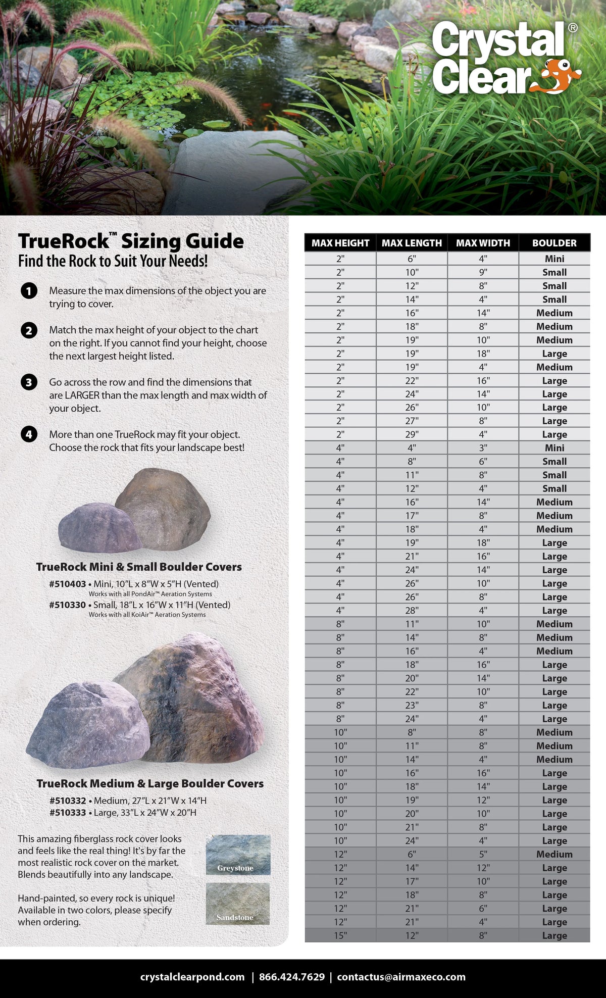 Fake Fiberglass Flat Rock K2986