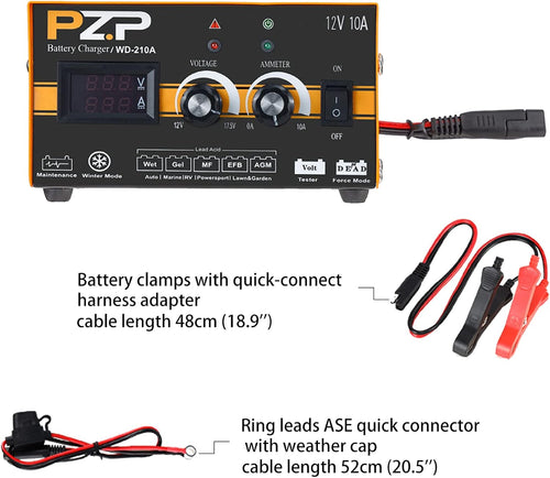 12 Volt 10A Automatic Battery Charger I7259