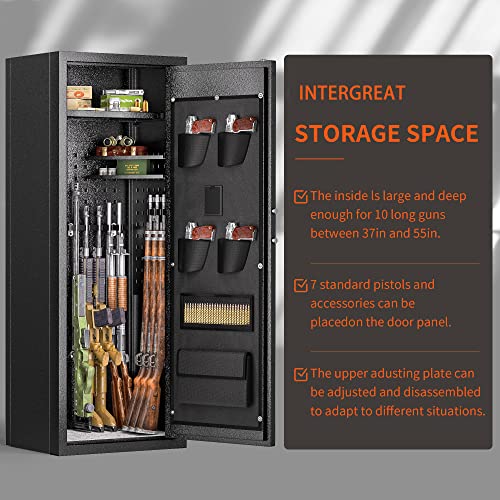 10-14 Tall Gun Safe with Removable Shelf K3725