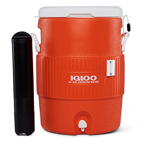 Portable Sports Cooler Water Beverage Dispenser with Flat Seat Lid Y8915