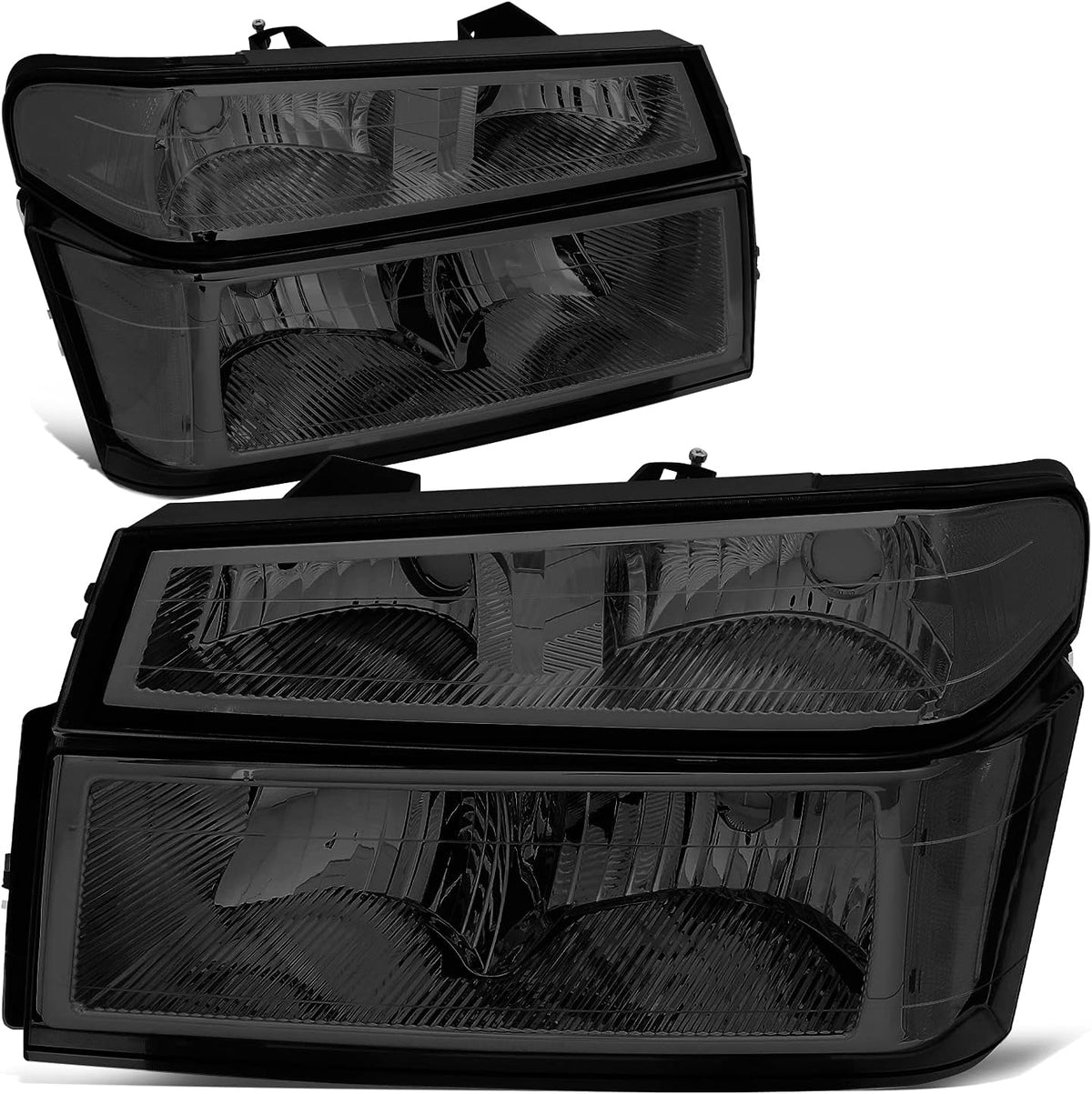 Black Housing Amber Corner Headlights with Signal Lights I82242