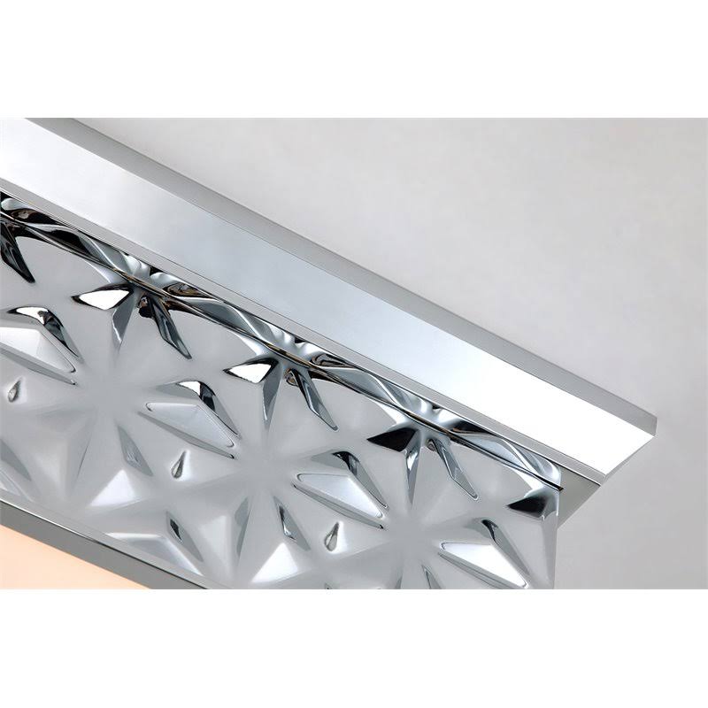 Chrome Square Flush Mount C537824