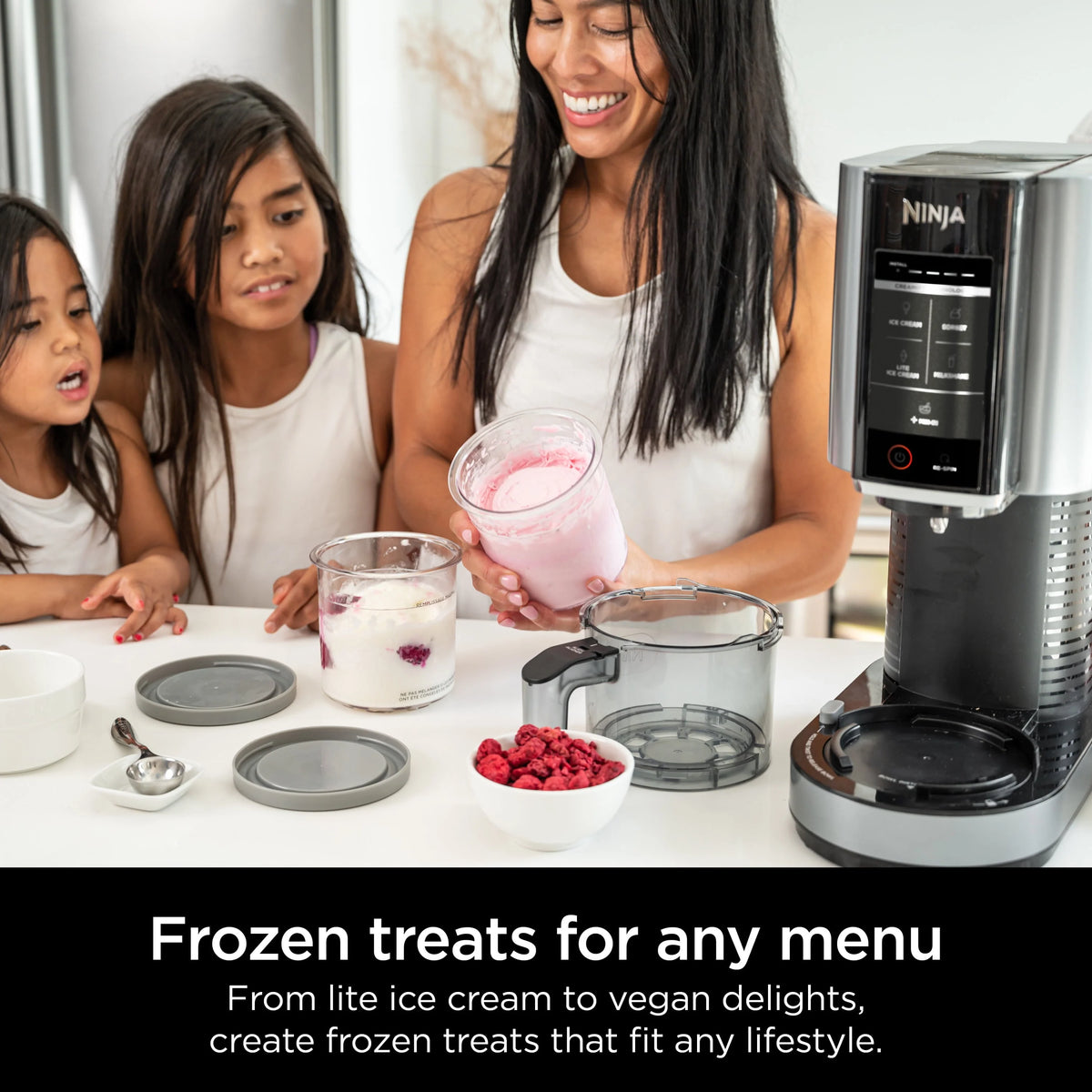 Ice Cream Maker with 2 Pints U50749
