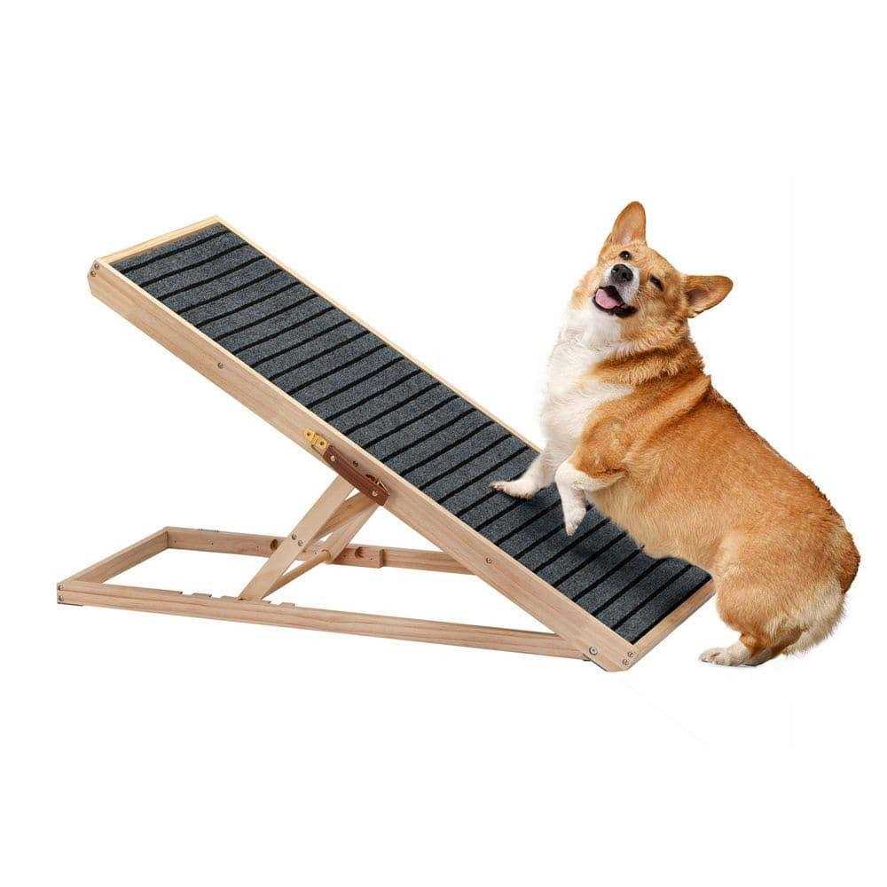 Folding Dog Ramp 4-Level Height Adjustable Non-slip G468321